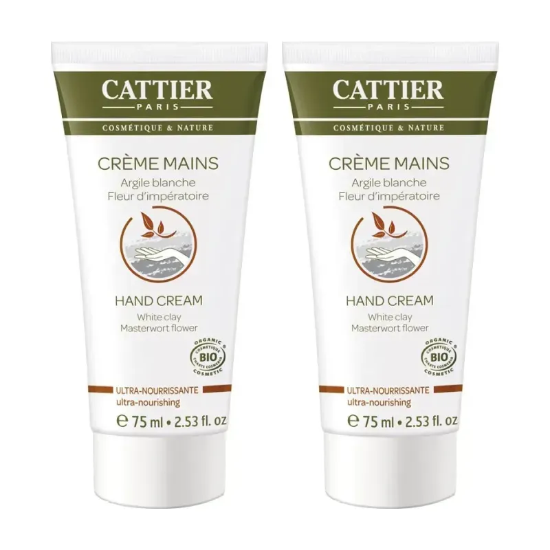 Cattier Crema de Manos Ultra Nutritiva Duplo, 2 x 75 ml. | Farmacia Barata Cattier Crema de Manos Ultra Nutritiva Duplo, 2 x 75 ml. | Farmacia Barata