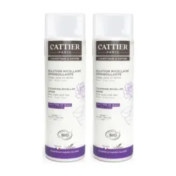 Cattier Solución Micelar Desmaquilladora Duplo, 2 x 300 ml.