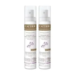 Cattier Cuidado Antiedad Textura Cremosa Duplo, 2 x 50 ml.