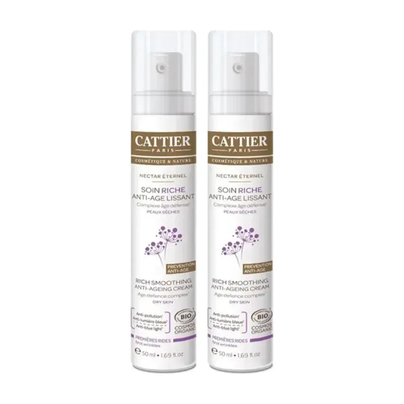 Cattier Cuidado Antiedad Textura Cremosa Duplo, 2 x 50 ml. | Farmacia Barata Cattier Cuidado Antiedad Textura Cremosa Duplo, 2 x 50 ml. | Farmacia Barata