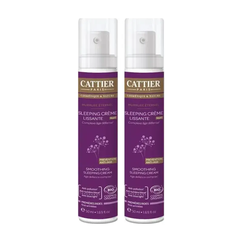 Cattier Sleeping Cream Alisante Duplo, 2 x 50 ml. | Farmacia Barata