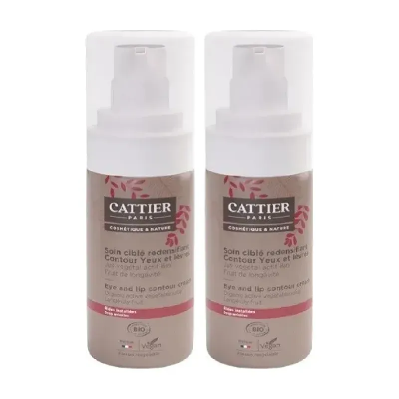 Cattier Contorno Ojos y Labios Redensificante Duplo, 2 x 15 ml. | Farmacia Barata Cattier Contorno Ojos y Labios Redensificante Duplo, 2 x 15 ml. | Farmacia Barata