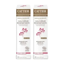 Cattier Serum Oleoso Redensificante Arrugas-Firmeza Duplo, 2 x 30 ml.