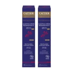 Cattier Sleeping Cream Redensificante Arrugas-Firmeza Duplo, 2 x 50 ml.