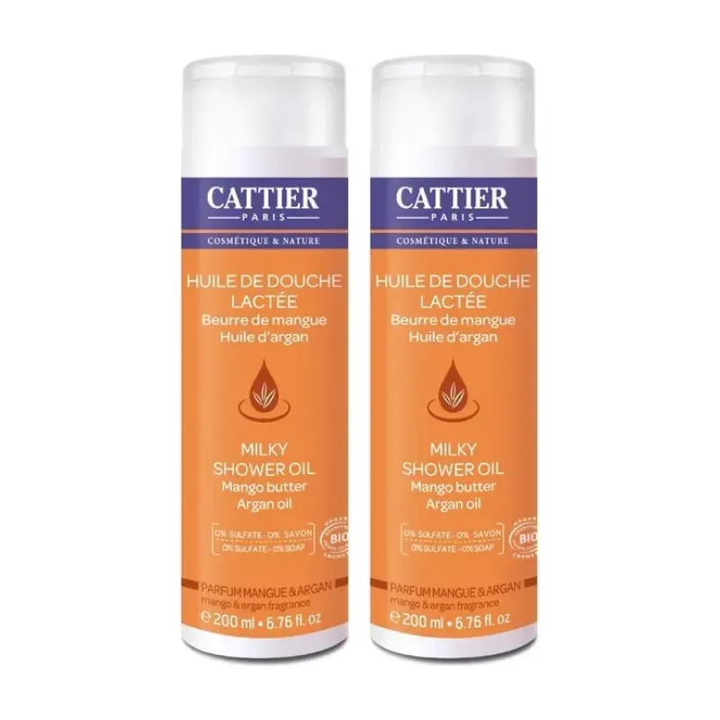 Cattier Aceite de Ducha Lechoso Duplo, 2 x 200 ml | Farmacia Barata Cattier Aceite de Ducha Lechoso Duplo, 2 x 200 ml | Farmacia Barata
