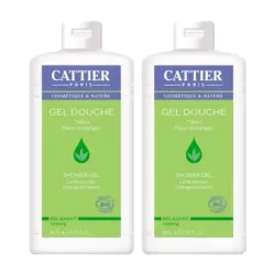 Cattier Gel de Ducha Relajante Duplo, 2 x 1L