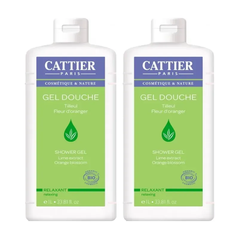 Cattier Gel de Ducha Relajante Duplo, 2 x 1L | Farmacia Barata Cattier Gel de Ducha Relajante Duplo, 2 x 1L | Farmacia Barata