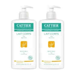 Cattier Leche Corporal Regeneradora Duplo, 2 x 500 ml.