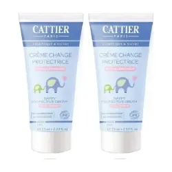 Cattier Crema para el cambio del pañal Duplo, 2 x 75ml.