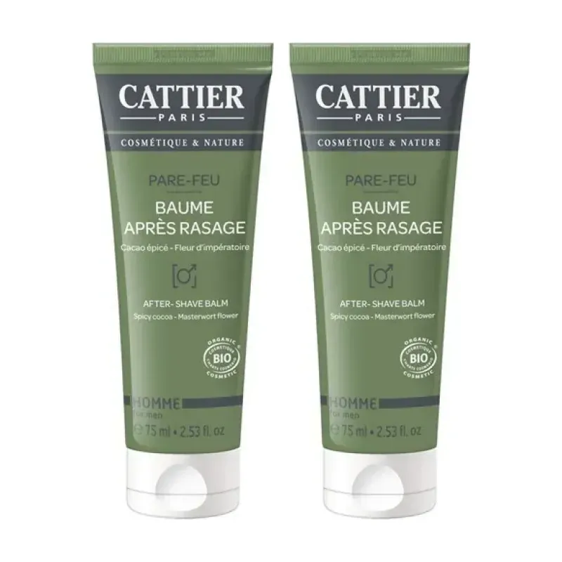 Cattier Bálsamo para después del afeitado Duplo, 2 x 75 ml | Farmacia Barata