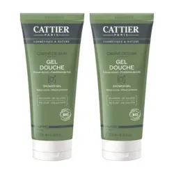 Cattier Champú y Gel de Ducha Hombre Duplo, 2 x 200ml.
