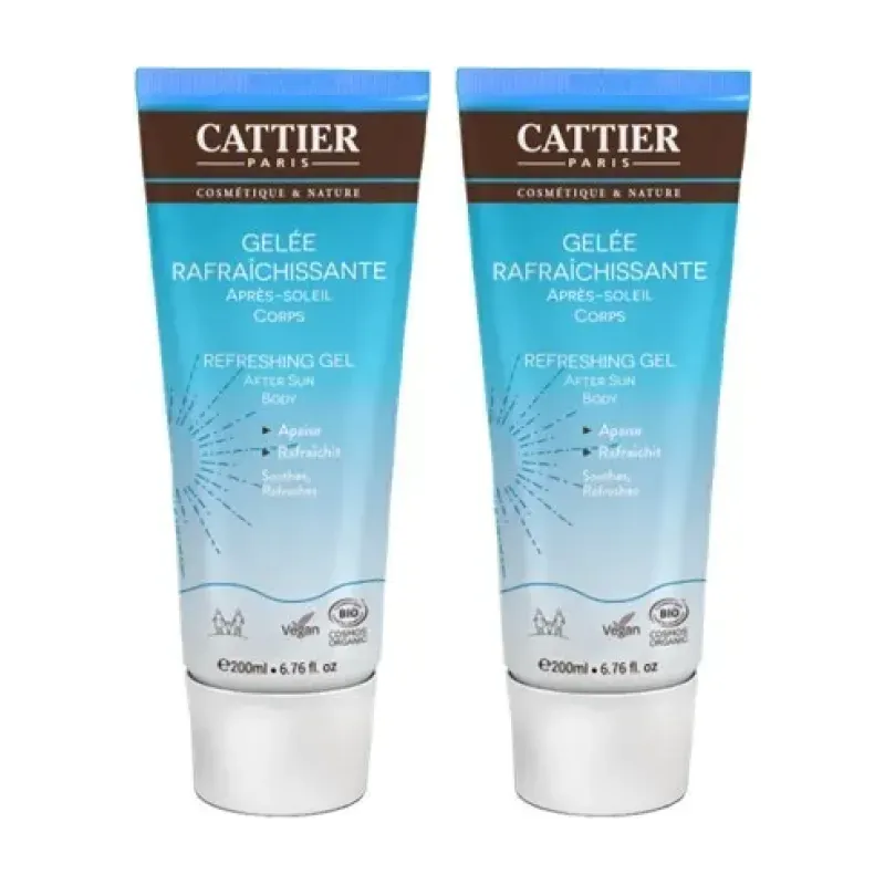 Cattier Gel Refrescante Aftersun Duplo, 2 x 200ml | Farmacia Barata Cattier Gel Refrescante Aftersun Duplo, 2 x 200ml | Farmacia Barata