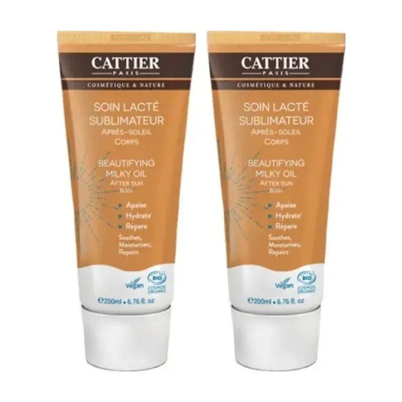 Cattier Leche Embellecedora Aftersun Duplo, 2 x 200ml | Farmacia Barata Cattier Leche Embellecedora Aftersun Duplo, 2 x 200ml | Farmacia Barata