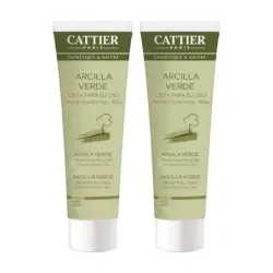 Cattier Arcilla Verde lista para usar Duplo, 2 x 100 g