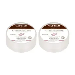 Cattier Manteca de Karité Duplo, 2 x 100g.