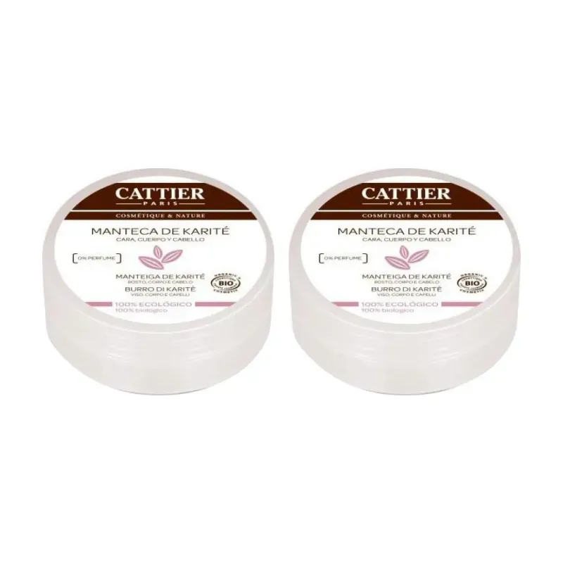 Cattier Manteca de Karité Duplo, 2 x 100g. | Farmacia Barata