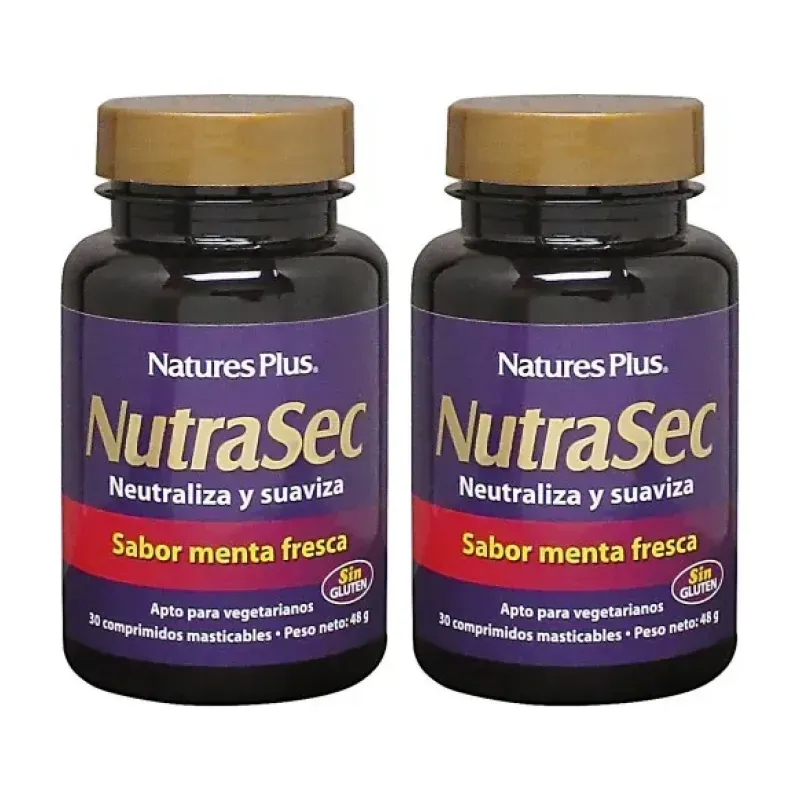 Natures Plus Nutrasec Duplo, 2 x 30 Comp. | Farmacia Barata Natures Plus Nutrasec Duplo, 2 x 30 Comp. | Farmacia Barata