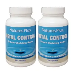 Natures Plus Metal control Duplo, 2 x 120 comprimidos.