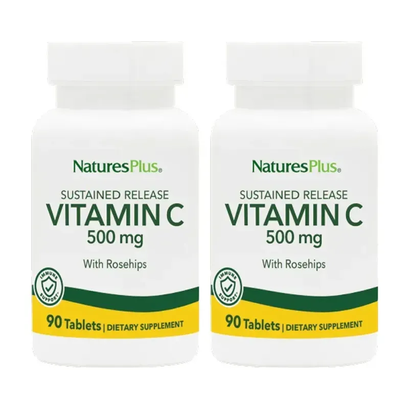 Natures Plus Vitamina C 500 mg Duplo, 2 x 90 Comp. | Farmacia Barata