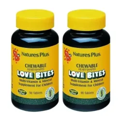 Natures Plus Love Bites Duplo, 2 x 90 Com.