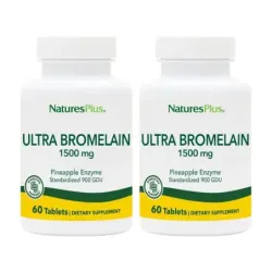 Natures Plus Ultra Bromelaina 1500 mg Duplo, 2 x 60 comp.