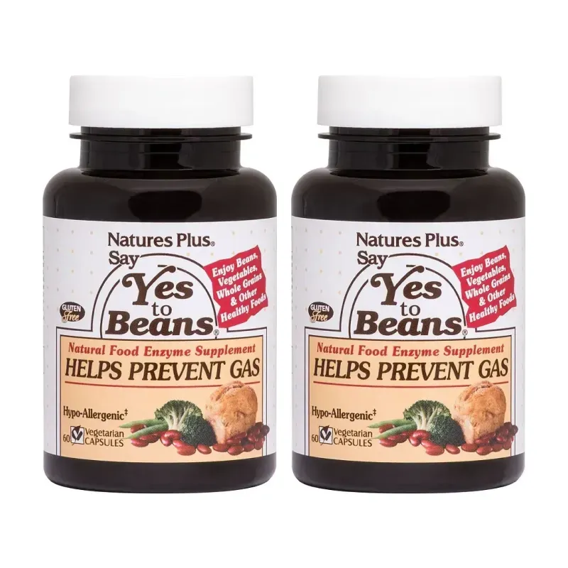 Natures Plus Say Yes To Beans Duplo, 2 x 60 cápsulas. | Farmacia Barata Natures Plus Say Yes To Beans Duplo, 2 x 60 cápsulas. | Farmacia Barata