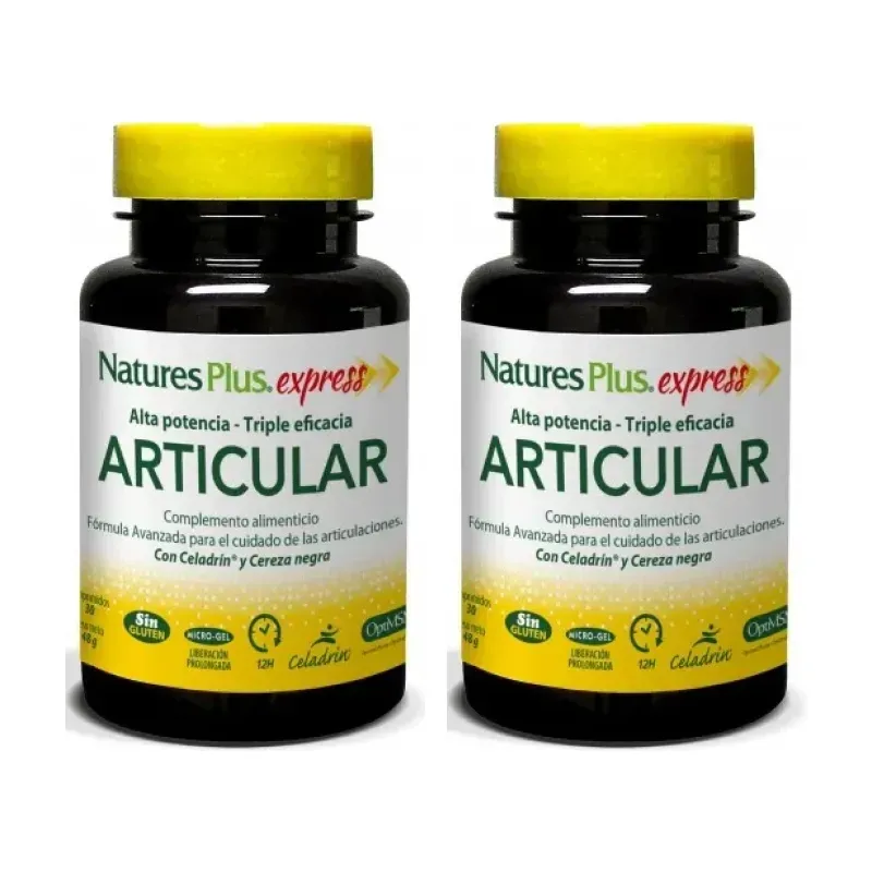Natures Plus Express Articular Duplo, 2 x 30 comp. | Farmacia Barata Natures Plus Express Articular Duplo, 2 x 30 comp. | Farmacia Barata