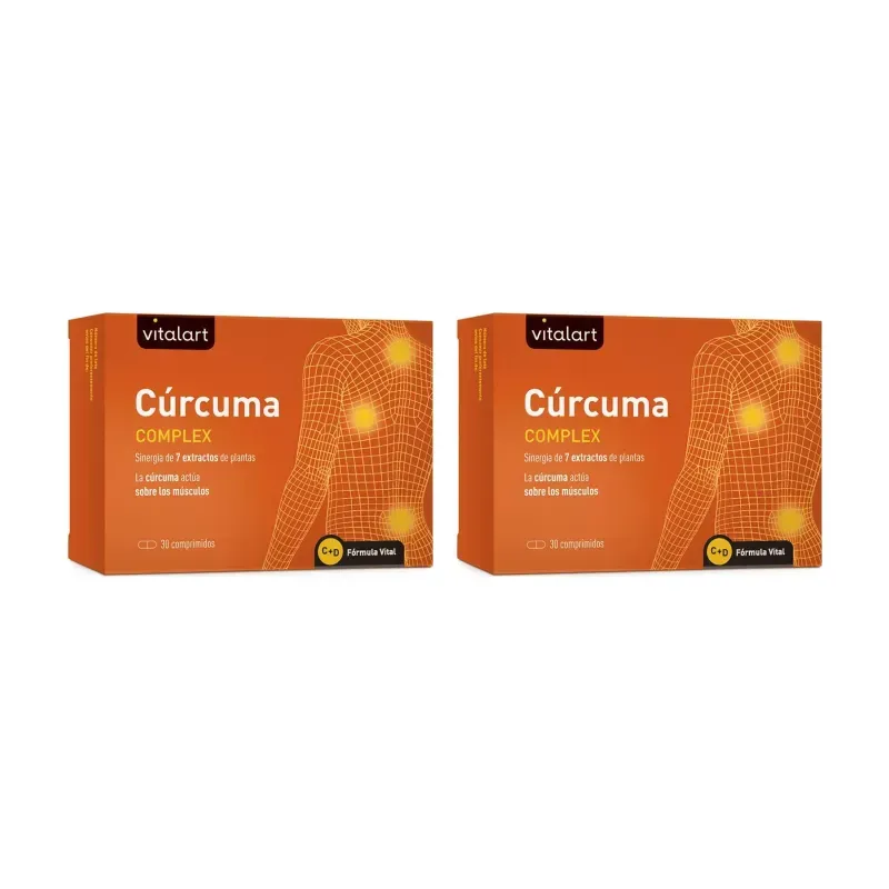 Vitalart Cúrcuma Complex Duplo, 2 x 30 comprimidos | Farmacia Barata