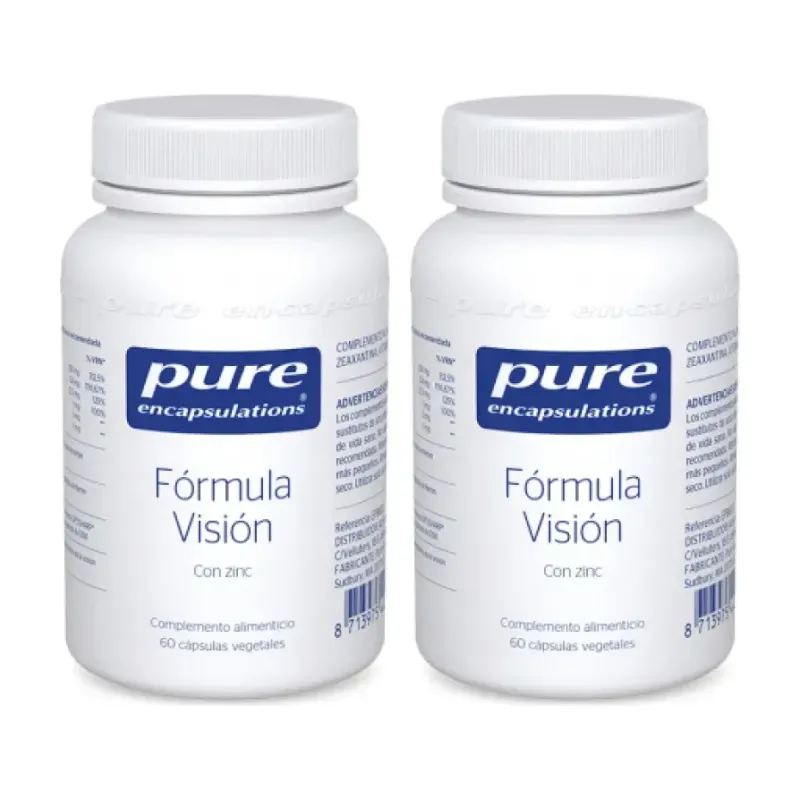 Pure Fórmula Visión Duplo, 2 x 60 Cápsulas Vegetales | Farmacia Barata Pure Fórmula Visión Duplo, 2 x 60 Cápsulas Vegetales | Farmacia Barata