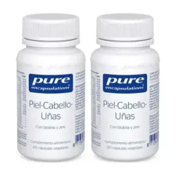Pure Piel-Cabello-Uñas Duplo, 2 x 60 cápsulas vegetales