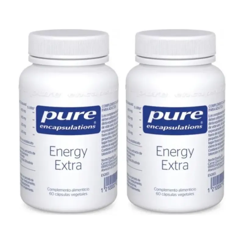 Pure Energy Extra Duplo, 2 x 60 cápsulas vegetales | Farmacia Barata Pure Energy Extra Duplo, 2 x 60 cápsulas vegetales | Farmacia Barata
