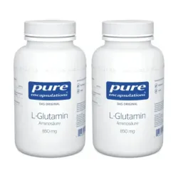 Pure L-Glutamina Duplo, 2 x 60 Cápsulas Vegetales