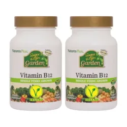 Natures plus Garden Vitamina B12 Duplo, 2 x 60 Caps.