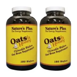 Natures Plus Oats & Honey (Salvado Avena) Duplo, 2 x 180 comp. Mastic.