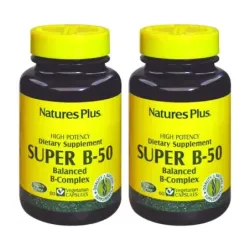 Natures Plus Super B-50 Duplo, 2 x 60 cápsulas. | Farmacia Barata Natures Plus Super B-50 Duplo, 2 x 60 cápsulas. | Farmacia Barata