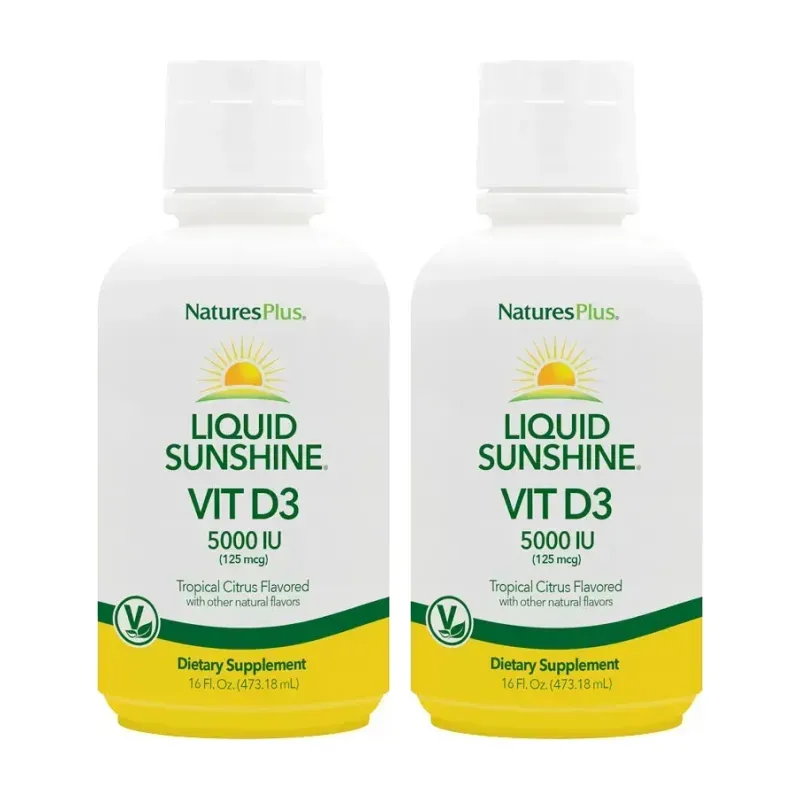 Natures Plus Vitamina D3 Liquid Sunshine Duplo, 2 x 473,18ml. | Farmacia Barata Natures Plus Vitamina D3 Liquid Sunshine Duplo, 2 x 473,18ml. | Farmacia Barata