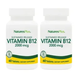 Natures Plus Vitamina B12 2000 mcg Duplo, 2 x 60 Comp. | Farmacia Barata Natures Plus Vitamina B12 2000 mcg Duplo, 2 x 60 Comp. | Farmacia Barata