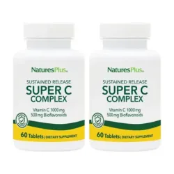 Natures Plus Super C Complex Duplo, 2 x 60 Comp. | Farmacia Barata Natures Plus Super C Complex Duplo, 2 x 60 Comp. | Farmacia Barata