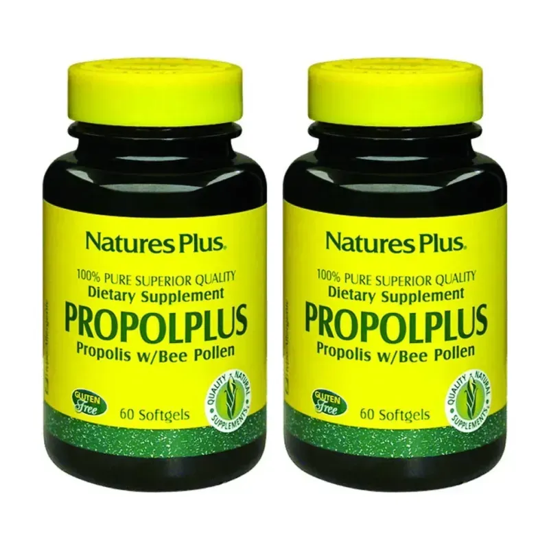 Natures Plus Propolplus Duplo, 2 x 60 Perlas. | Farmacia Barata Natures Plus Propolplus Duplo, 2 x 60 Perlas. | Farmacia Barata