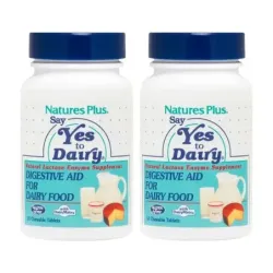 Natures Plus Say Yes To Dairy Duplo, 2 x 50 comprimidos | Farmacia Barata Natures Plus Say Yes To Dairy Duplo, 2 x 50 comprimidos | Farmacia Barata