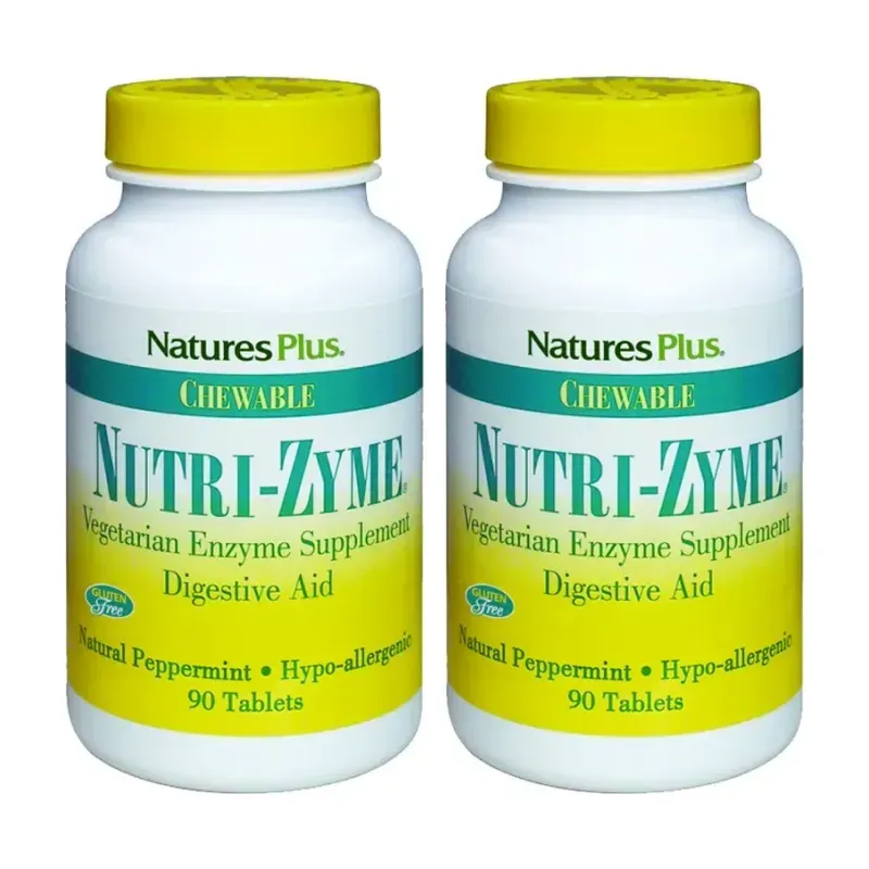 Natures Plus Nutri-Zyme Duplo, 2 x 90 Comp Masticables. | Farmacia Barata Natures Plus Nutri-Zyme Duplo, 2 x 90 Comp Masticables. | Farmacia Barata