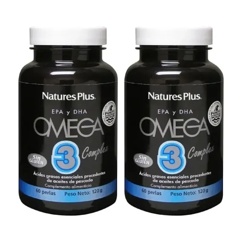 Nature's plus omega 3 complex Duplo, 2 x 60 perlas | Farmacia Barata