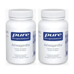 Pure Ashwagandha Duplo, 2 x 60 Cápsulas Vegetales | Farmacia Barata Pure Ashwagandha Duplo, 2 x 60 Cápsulas Vegetales | Farmacia Barata