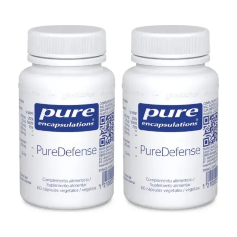 Pure Defense Duplo, 2 x 60 Cápsulas Vegetales | Farmacia Barata Pure Defense Duplo, 2 x 60 Cápsulas Vegetales | Farmacia Barata