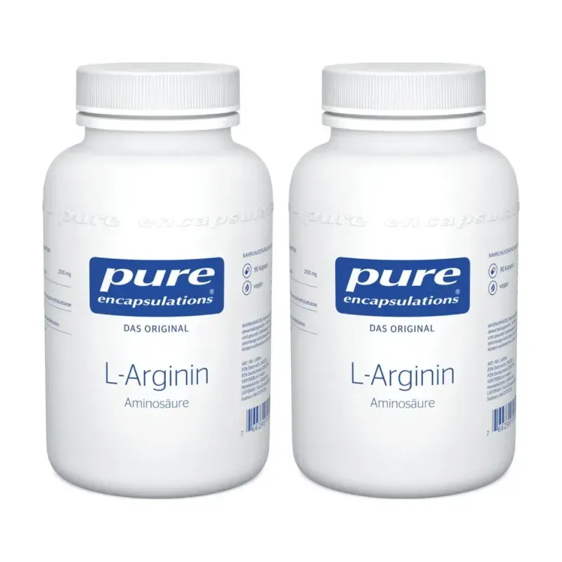 Pure L-Arginina Duplo, 2 x 60 cápsulas vegetales | Farmacia Barata Pure L-Arginina Duplo, 2 x 60 cápsulas vegetales | Farmacia Barata