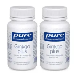 Pure Ginkgo plus Duplo, 2 x 60 Cápsulas Vegetales | Farmacia Barata Pure Ginkgo plus Duplo, 2 x 60 Cápsulas Vegetales | Farmacia Barata
