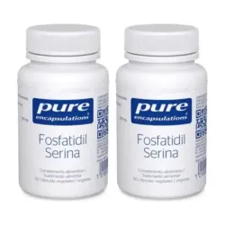 Pure Fosfatidil Serina Duplo, 2 x 60 Cápsulas Vegetales | Farmacia Barata Pure Fosfatidil Serina Duplo, 2 x 60 Cápsulas Vegetales | Farmacia Barata