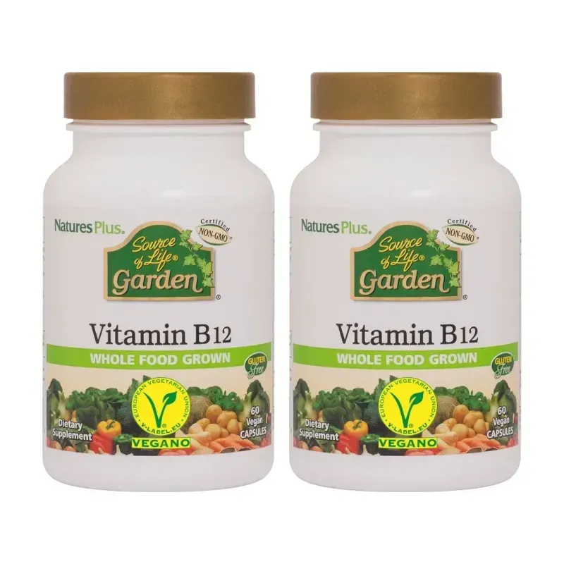 Natures plus Garden Vitamina B12 Duplo, 2 x 60 Caps. | Farmacia Barata Natures plus Garden Vitamina B12 Duplo, 2 x 60 Caps. | Farmacia Barata