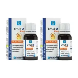 Nutergia Ergy D Plus Vit. D3 800 ui Duplo, 2 x 15 ml.