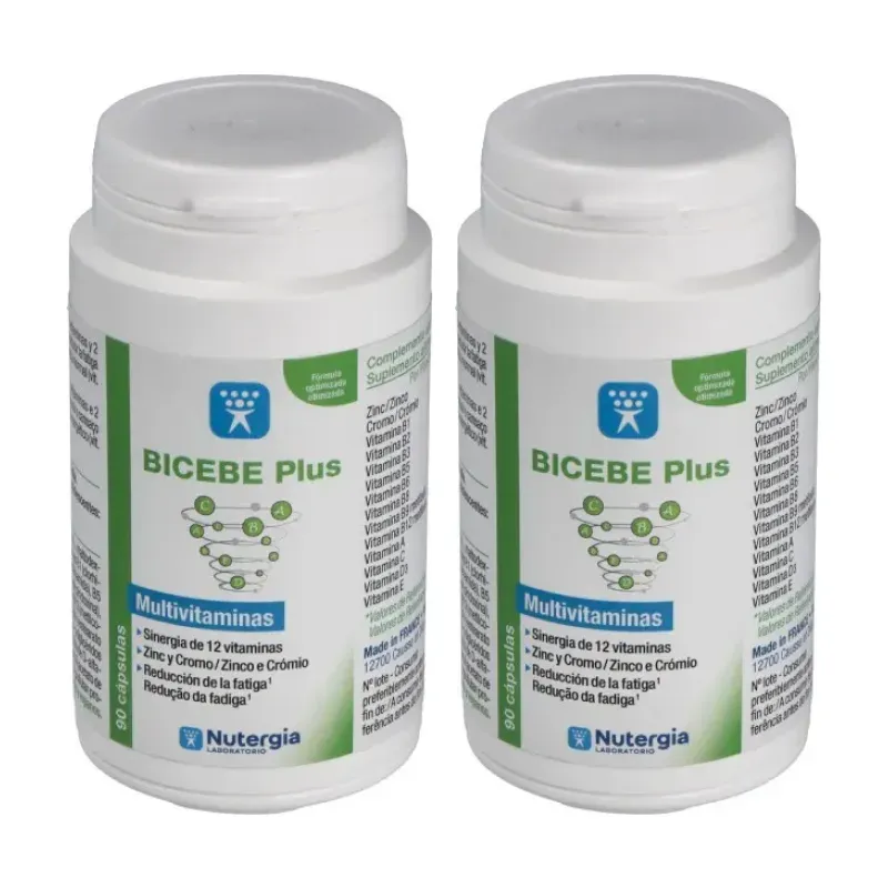 Nutergia Bicebe Plus Duplo, 2 x 90 cápsulas | Farmacia Barata Nutergia Bicebe Plus Duplo, 2 x 90 cápsulas | Farmacia Barata